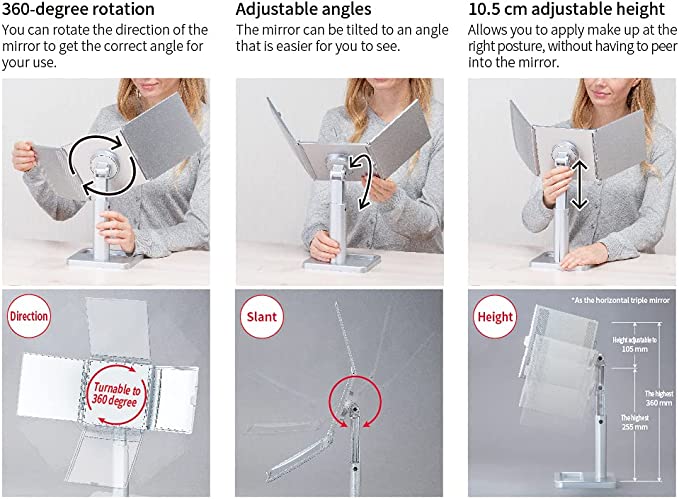 HORIUCHI MIRROR Napure®造型支架镜