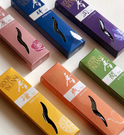 GYOKUSHODO 玉初堂 ROOM INCENSE KOH 香 LIVING 3 Varieties Set with Gift Box / Made in Osaka Japan