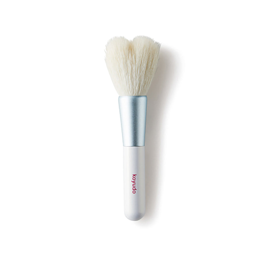 KOYUDO Kumano Heart-shaped Cheek Brush (Gold/Pink/Blue)