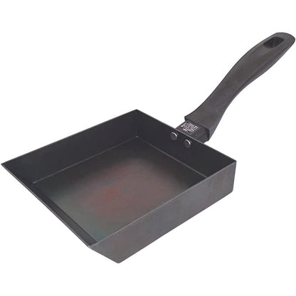 FUJITA KINZOKU Easy-to-use Fluffy Tamagoyaki Pan (Large) / Iron Square Pan for Japanese Egg Omelette [Direct from Japan]