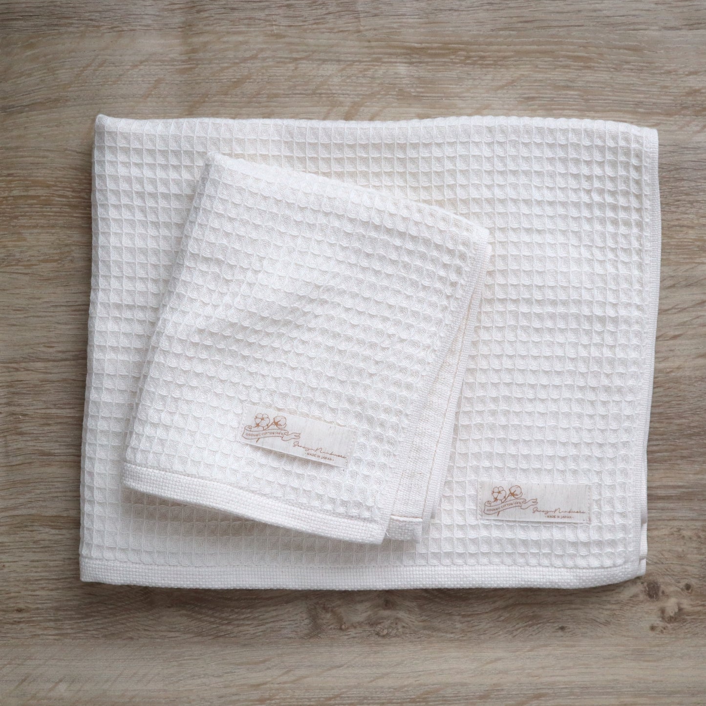 Sensyu Nanbuori Full Organic Soft Waffle Bath Towel